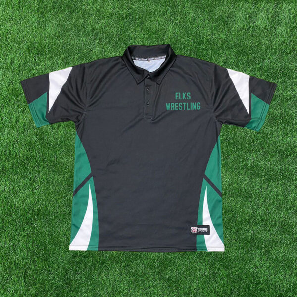 Black-ELKS-poloshirt