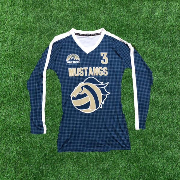 Check-Mustangs-Volley-Ball-Jersey