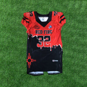 Red Fire Football Uniform